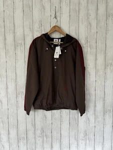 Adidas Wales Bonner Men’s Nylon Anorak Pullover Jacket Size Small Brown Hooded - Picture 1 of 17