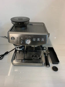 Breville - Barista Express Espresso Machine Grinder BES876BSS - Silver - Picture 1 of 6