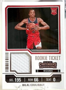 Muestras de boletos de novato Panini Contenders Bilal Coulibaly 2023-24 - Wizards RC - Imagen 1 de 2
