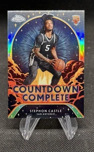 2024-25 Topps Chrome REFRACTOR Countdown Complete Stephon Castle #CC-13 Spurs - Bild 1 von 1