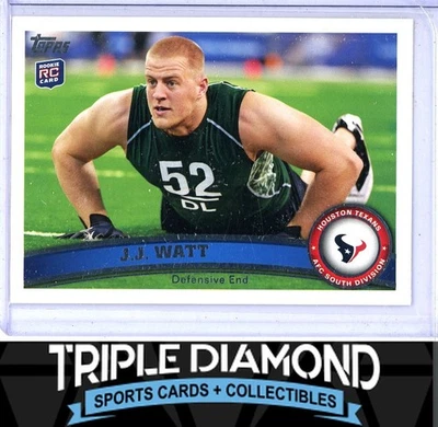 2011 Topps #331 J.J. Watt Rookie RC Texans L178 - Image 1 of 2