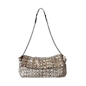 PRADA Sequin Triangle Plate with Chain - Picture 1 of 20