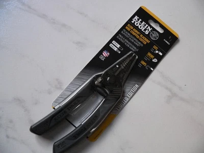 Зачистщики проводов Klein Tools K11095BLK ограниченный выпуск Kurve Blackout 8-20 AWG - Изображение 1 из 4