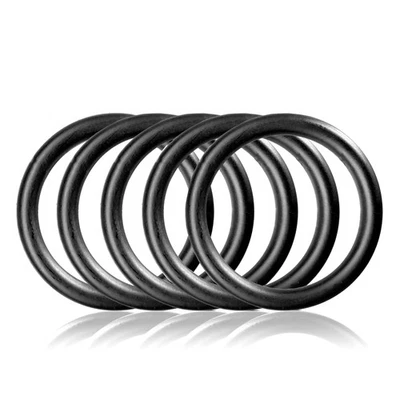 GANZOO O - Ring aus Stahl M, 5er Set, DIY Hunde-Leine/Hunde-Halsband, nichtrostend