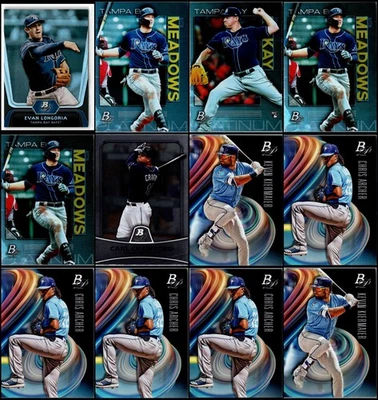 Bowman Platinum Tampa Bay Rays (42) Card Lot - EXCLUSIVE – BE AMONG THE FIRST... - Image 1 of 4