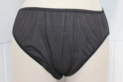 Vintage WARNER'S NAKED TRUTH Panties Sheer Shiny Stretch Hi-Cut Briefs L nwot - Image 1 of 4