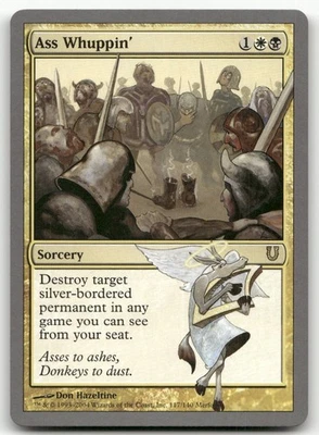 Ass Whuppin' #117 (NM) Unhinged UNH Magic MTG - Image 1 of 2