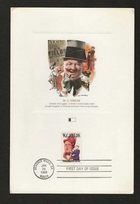 USA W.C. FIELDS FIRST DAY CARD Sc#1803, 1.24.1980 - Image 1 of 2