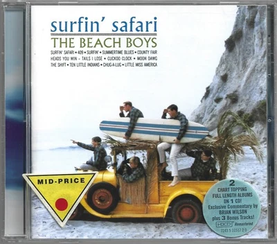 CD The Beach Boys – Surfin' Safari / Surfin' U.S.A. EU 	Capitol Records   2001 - Imagen 1 de 3
