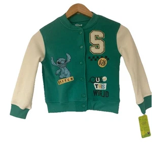 stitch kids Toldder jacket size XS Cream / Green - Picture 1 of 14
