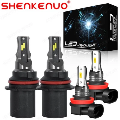 Para Para Suzuki SX4 2008 2009 2010-2012 9007+H11 Faros LED+Bombbillas antiniebla Foto 1 de 4