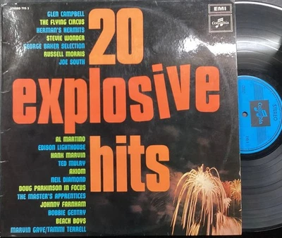 20 EXPLOSIVE HITS~Vinyl LP~1970 Columbia Australia~Stevie Wonder/Beach Boys/+ - Image 1 of 4