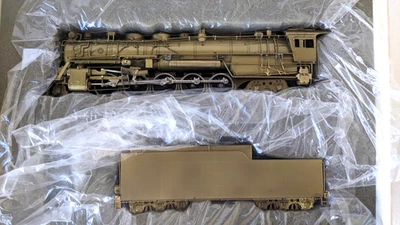 Hallmark Models HO Latón Santa Fe ATSF 5000 2-10-4 5000 Series "Madam Queen" Foto 1 de 4