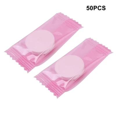 50Pcs Compressed Silk Face Mask Outdoor Travel Portable DIY Facial Mask Skin SLK - Image 1 of 4