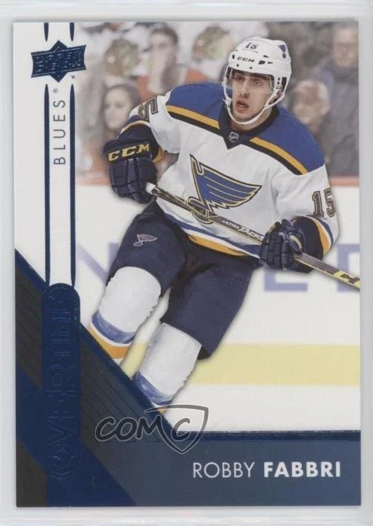 2016-17 Upper Deck Overtime Blue Foil Robby Fabbri #28 - Image 1 of 2