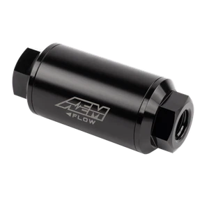 Filtro de combustible universal AEM de alto volumen -6AN, 10 micras - 25-204 - Imagen 1 de 4