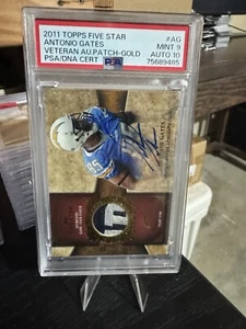 2011 Antonio Gates Topps Five Star AUTO 4 Color Game Used Patch SP #AG 32/40 - Picture 1 of 3