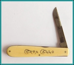 VINTAGE "Robert Klaas" Solingen CORN KNIFE - Celluloid Handles - VERY RARE - Picture 1 of 10