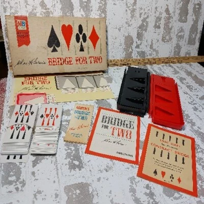 "Bridge For Two" Milton Bradley Fine Edition Goren's Vintage 1964 Complete  - Image 1 of 4