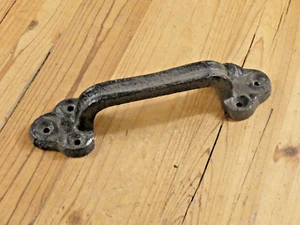 1 Maniglie rustiche in ghisa porta ferramenta cancello estraibile capannone cassetto armadio fienile capannone - Foto 1 di 7