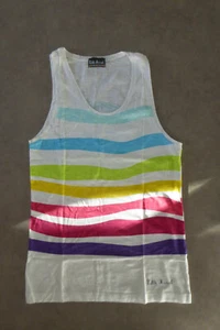 Little Marcel White/Multicolor Sleeveless Top - L - Picture 1 of 1
