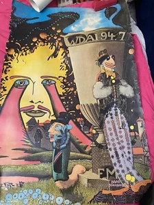 Rare, Iconic, Vtg. 1971  Brad Johannsen Poster 94.7 WDAI Chicago - Picture 1 of 12