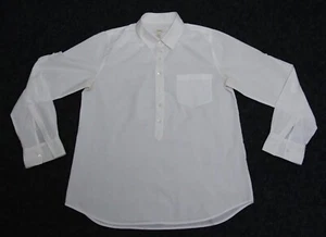 Classic J. Crew Crisp White Cotton Tunic Shirt UK 12 RRP £89.00 - Picture 1 of 5