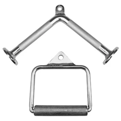 Seilzug Set - Einhandgriff kurz + V Griff | Seilzuggriff Kabelzuggriff - Bild 1 von 4