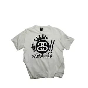 Y2K Stussy Increase the Peace Shirt - Picture 1 of 2