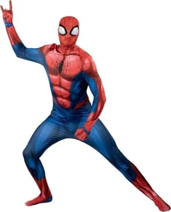 MARVEL Spider-Man Official Adult Deluxe Zentai Halloween Costume - Stretch Small - Picture 1 of 7