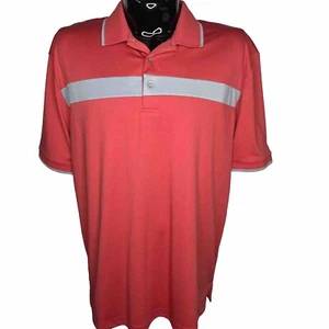 Polo PGA TOUR uomo XXL rossa golf performance traspirante casual S/S - Foto 1 di 8