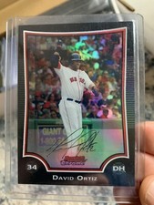 2009 David Ortiz Topps Chrome Refractor! Sick Card!
