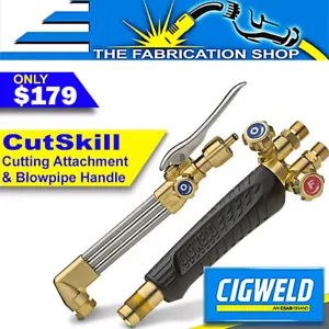 Cigweld Cutskill Cutting Attachment + Blowpipe Handle, Welding Torch Gas 204005 - Picture 1 of 3