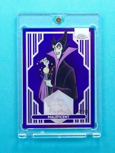 Topps Chrome Disney 100 2023 #89 Maleficent /299 Purple Refractor - Picture 1 of 2