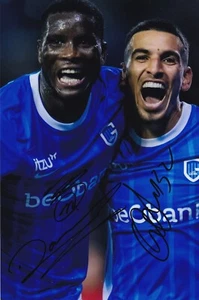 Daniel Munoz & Paul Onuachu - Hand Signed 12x8 Inch Photograph - Genk - COA - Picture 1 of 1