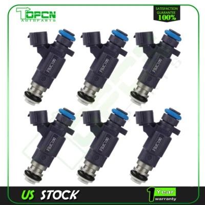 Inyectores de combustible 6 piezas para Infiniti Fx35 G35 3,5 L Nissan 350z Pathfinder 2004 2003 Foto 1 de 4