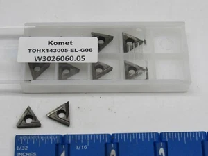 KOMET TOHX-143005EL-G06 (W3020060.05) CARBIDE INSERTS (10 PCS) NEW - Picture 1 of 2