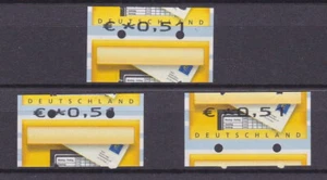 RFA ATM 5, 3 valores recortados a 0,51 € s. Scan #E788 - Imagen 1 de 1