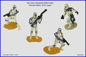 Paquetes de batalla desatados figuras 501st LEGION STAR WARS - Imagen 1 de 3