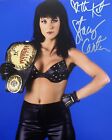 Hand Signed The Kat Stacy Carter 8x10 PROMO - AUTOGRAPHED pro wrestling COA Belt