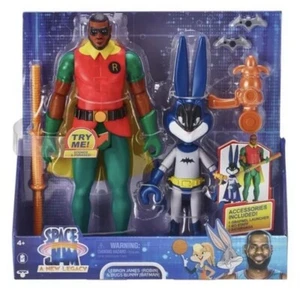 SPACE JAM A New Legacy LEBRON JAMES Robin BUGS BUNNY Batman LIGHTS SOUNDS Figur - Bild 1 von 2