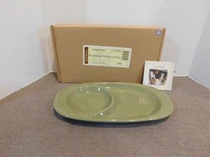 Plato de sopa y sándwich Longaberger Sage Woven Traditions nuevo en caja - Imagen 1 de 8