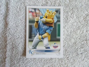 Topps MLB Opening Day 2022 "SLUGGERRR" #M-10 Kansas City Royals Mascot Card - Bild 1 von 2