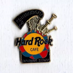 Hard Rock Cafe Edinburgh 1998 🟍 Opening Staff 🟍 Bag Pipes (#2363) 🟍🎼 🟍 - Picture 1 of 3