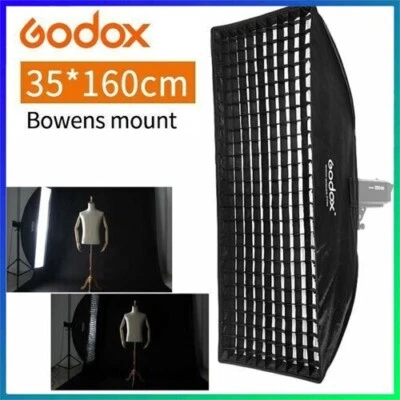 AU Godox 35x160cm Honeycomb Grid Softbox + Bowens Speedring for Studio Flashes - Image 1 of 4