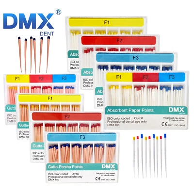 Puntas de gutapercha dental y papel absorbente Endo Endodoncia Absorbent CE&FDA - Image 1 of 4