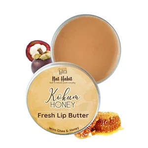 Nat Habit Kokum Honey Lip Balm For Lip Pigmentation, Lightening, Lip Repair 10gm - Picture 1 of 7