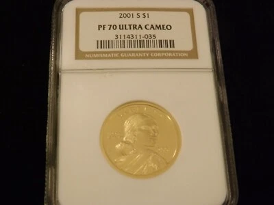 2001-S   $1  Sacagawea          NGC PF 70 Ultra Cameo - Image 1 of 2