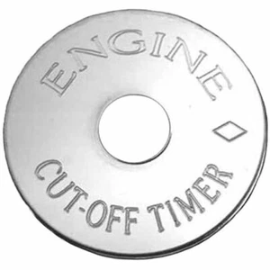 Stainless Steel Engine Timer Shutdown Switch Plate Fits Peterbilt - Picture 1 of 1
