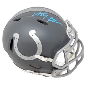 Anthony Richardson Indianapolis Colts Signed Slate Mini Helmet Fanatics - Picture 1 of 3